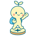JIBUNJIKUの公式キャラクター、ツボミー
