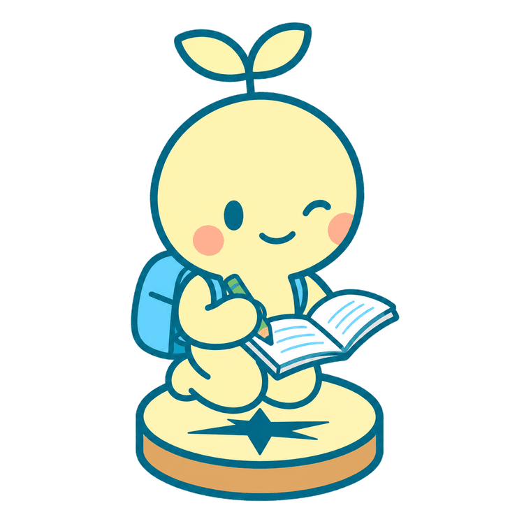 JIBUNJIKUの公式キャラクター、ツボミー